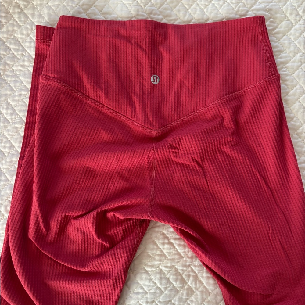 Lululemon Athletica Red Activewear Set - Picture 2 of 5